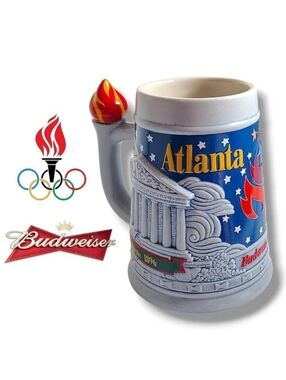 Budweiser 96 Atlanta Olympics Beer Mug